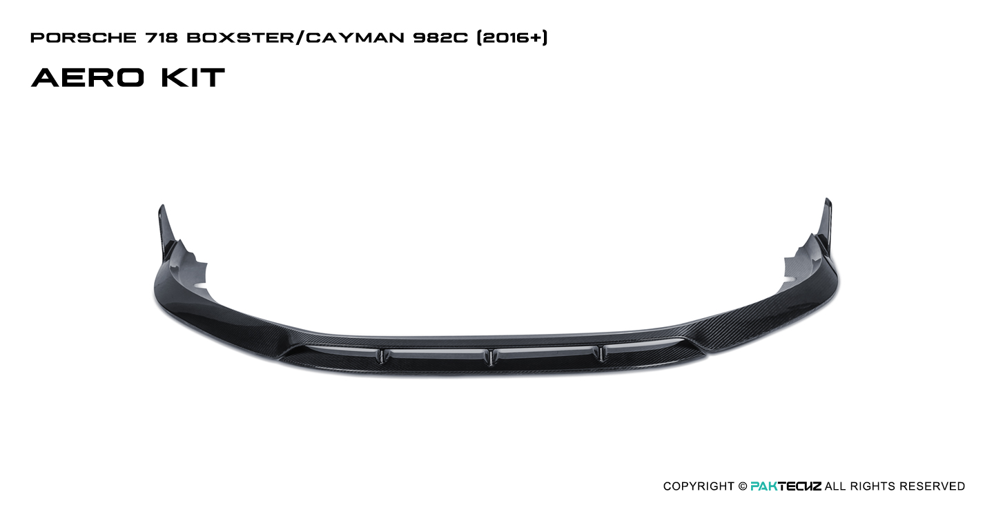 ลิ้นหน้า 718 Cayman Boxster - Paktechz แท้ – dry carbon prepreg แท้ - Image 4