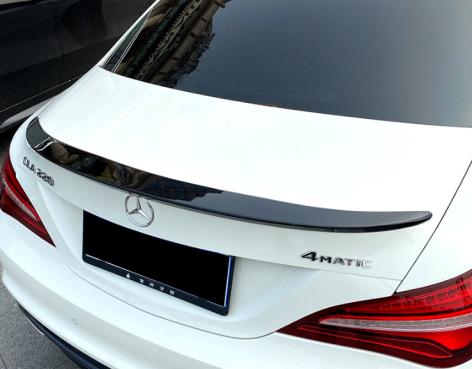 สปอยเลอร์ CLA W117 C117 ทรง AMG สีดำเงา