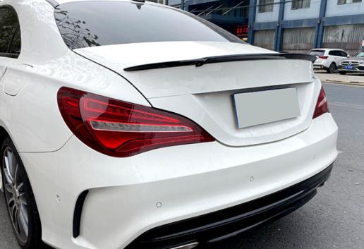 สปอยเลอร์ CLA W117 C117 ทรง Brabus สีดำเงา
