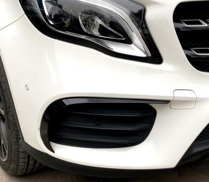 คิ้วกันชนหน้า GLA X156 กันชน AMG ดำเงา