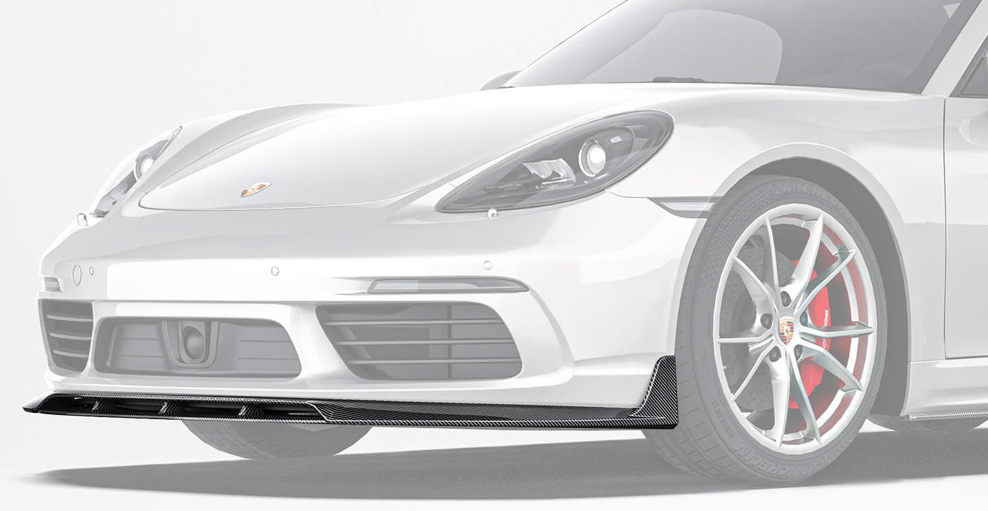 ลิ้นหน้า 718 Cayman Boxster - Paktechz แท้ – dry carbon prepreg แท้ - Image 3