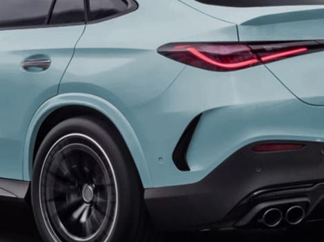 คิ้วกันชนท้าย GLC Coupe C254 กันชน AMG ดำเงา