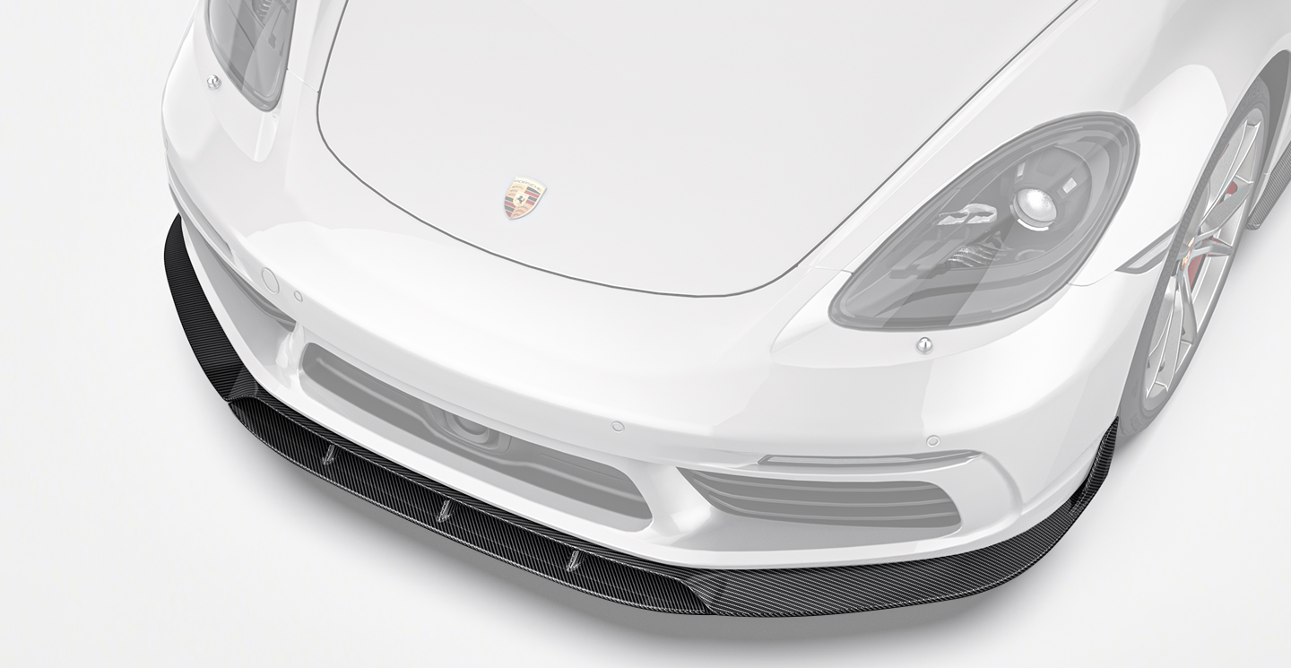 ลิ้นหน้า 718 Cayman Boxster - Paktechz แท้ – dry carbon prepreg แท้ - Image 2