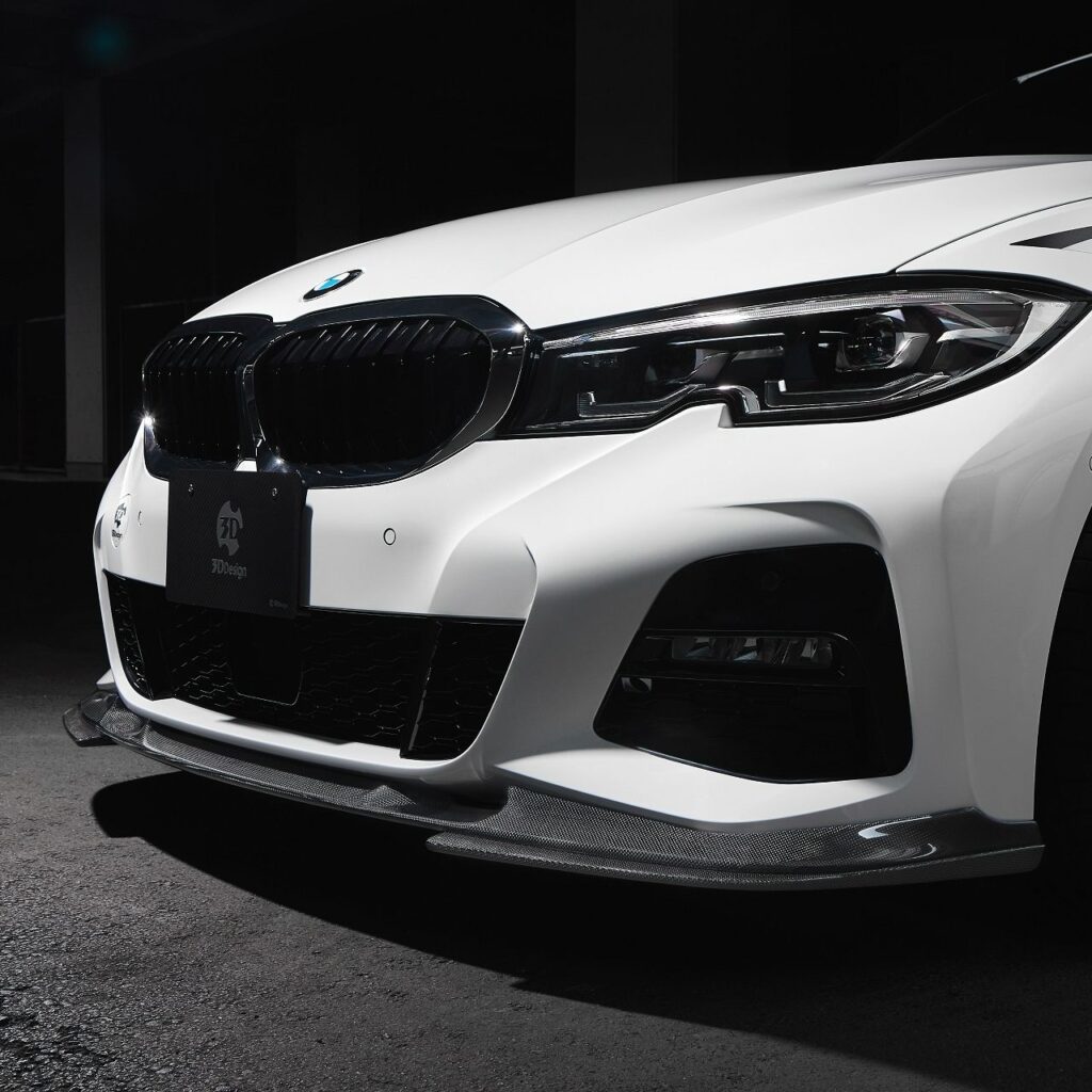 ลิ้นหน้า G20 Pre-LCI ทรง 3D เพียวคาร์บอนแท้ carbon fiber