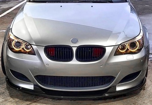 ลิ้นหน้า E60 สำหรับกันชน M5 สีดำเงา
