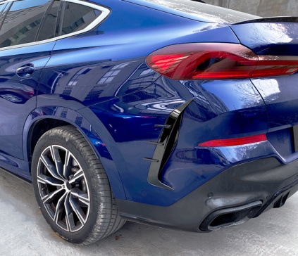 คิ้วกันชนท้าย X6 G06 กันชน M Sport ดำเงา