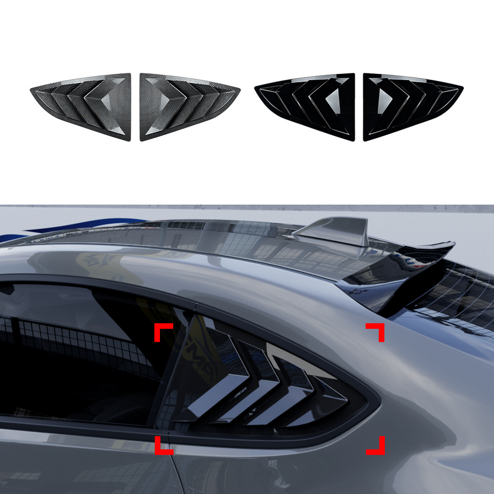 ครอบช่องกระจกประตูหลัง GR86, BRZ (2021) ดำเงา
