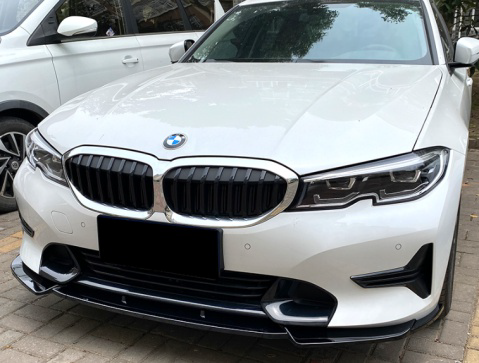 ลิ้นหน้า G20 Pre-LCI สำหรับกันชน Standard สีดำเงา