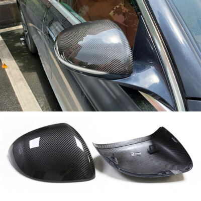 ครอบกระจก dry carbon prepreg แท้ W206 W223 W214 (แบบถอด-ใส่แทนของเดิม)