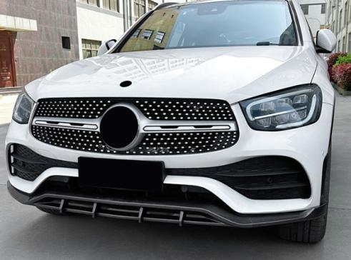 ลิ้นหน้า GLC X253 (Facelift) กันชน AMG ดำเงา