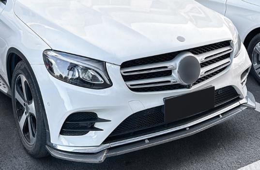 ลิ้นหน้า GLC X253 (Pre-Facelift) กันชน AMG ดำเงา